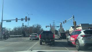 Sioux Falls, South Dakota - Southbound to Northbound Drive: S Main Ave, N Duluth Ave, Russell St...