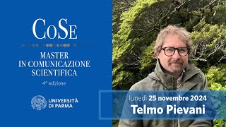 Lectio magistralis di Telmo Pievani  in occasione dell'apertura della  IV edizione del Master CoSe