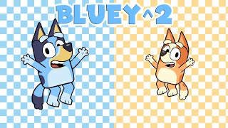 FNF: Pinkie^2 but it's Bluey and Bingo // Bluey^2 █ Friday Night Funkin' █