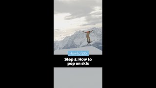 How to Jump on Skis #shorts