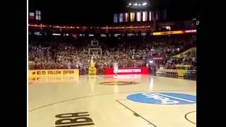 Dirk Nowitzki in tears has the standing ovation of Berlin. Last game with NT