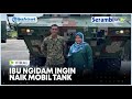 Viral Ibu Ngidam Ingin Naik Mobil Tank Sampai Nangis, Sikap Personil Militer Dipuji