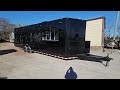 8.5 x 28 black concession trailer food event catering trailer review