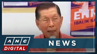 Enrile warns vs. taking advantage of 'closeness' to Bongbong Marcos | ANC