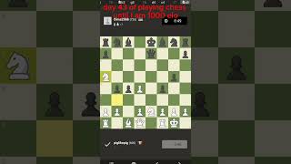 day 43 #chess #pawn #chessplayer #chesscom #checkmate #pawns #chessgame #bot