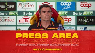 PRESS AREA | LA CONFERENZA STAMPA DI NICOLO' BRIGHENTI