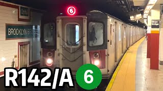 ⁴ᴷ⁶⁰ R142s and R142As Running in 6 Line Service