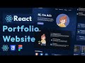 Complete React Portfolio Website Tutorial | Build & Deploy | Beginners Tutorial