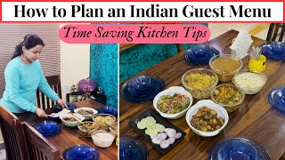 How to Plan an Indian Guest Menu | Tips to Save Time in the Kitchen | Urban Rasoi