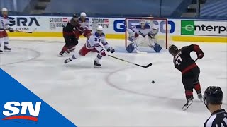 Hurricanes Score Twice In Just Over A Minute vs Rangers