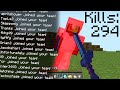 Minecraft UHC but if you ELIMINATE a player, they join your TEAM.