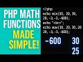 3 Powerful PHP Math Functions You Must Know | Easy Coding Tutorial for Beginners