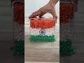 i made the flag of india with beads shorts reverse