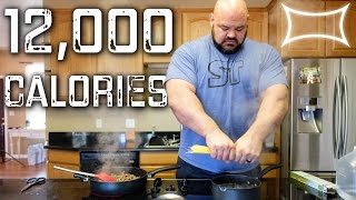 World's Strongest Man —  Day of Eating (12,000+ calories)