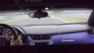 315km/h on the nordshleife in Lamborghini aventador