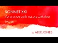 Sonnet 21 | Alex Jones | Sonnets in Solitude