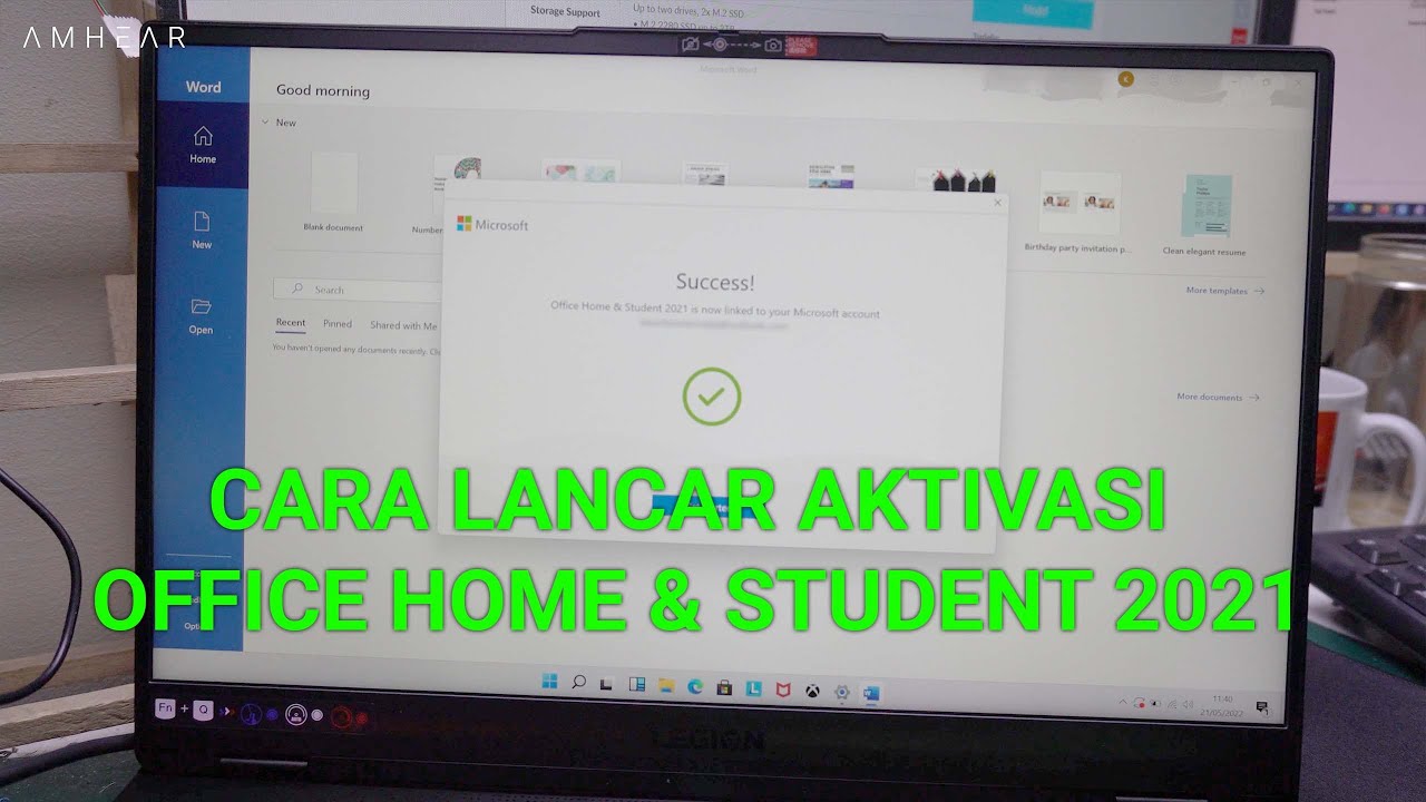 Aktivasi Windows 11 And Office Home & Student 2021 - YouTube