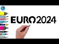 Art of the Game: How to Draw EURO 2024 Real Easy