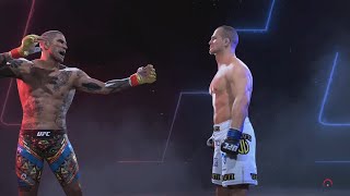 Alex Pereira vs Prime Junior Dos Santos - CPU vs CPU - UFC 5