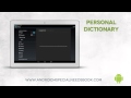 Personal Dictionary - Lesson 22 - Android Accessibility Features Course
