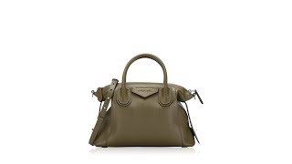 Givenchy Smooth Calfskin Small Soft Antigona Dark Khaki