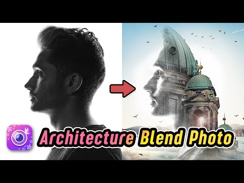 Cómo crear una combinación de arquitectura Edición de fotografías YouCam Perfect #Shorts