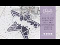 Chloes Creative Cards How to use Geometric Dies & Sparkelicious Lumiere Glitter for Christmas