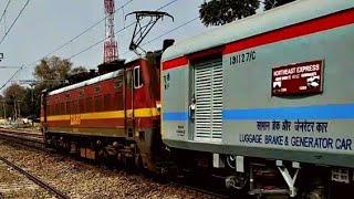 First LHB Run Of North East Express !! 12505 - North East Express in Its First LHB Run ||