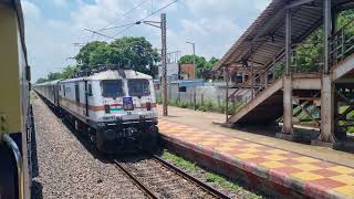 12549 Durg Jammi tawi SF Express Skippinng Saraswatinagar lead by wap7