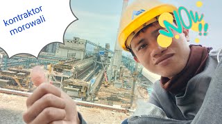 vlog pertama dimorowali kerja bagian kontraktor tambang nikel