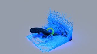 More FLIP Fluid fun, Variable Viscosity Test