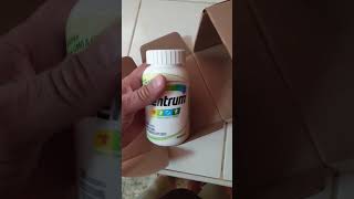 llegaron mis vitaminas Centrum, veremos que efecto causa