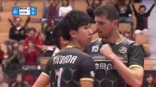 【Vリーグ公式】 2018/11/03 ハイライト 豊田合成トレフェルサ vs 大分三好ヴァイセアドラー