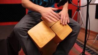 Bongo cajon triple.