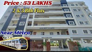 Brand New 2 \u0026 3 Bhk Flats For Sale in Nagole || 2.5 Km From Nagole Metro Station || Hyderabad