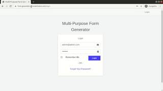 Multi Purpose Form Generator (easily Create html form online), drag & drop form builder & mailchimp