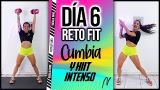 🔥 BAILA CUMBIA Y HAZ HIIT INTENSO: DIA 6 RETO PONTE FIT. ZUMBA CHALLENGE AT HOME - Natalia Vanq