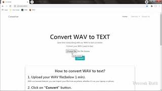 Voice to Text Django | Django Web Framework