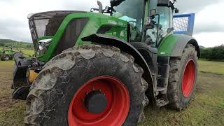 2019 Fendt 828 Vario Profi Plus 6.1 Litre 6-Cyl Diesel Tractor (287 HP) Arwels at Grassland 2024