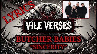 BUTCHER BABIES - Sincerity (Lyrics) 2024