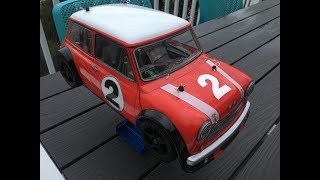 HPI Nitro Mini RS4 Break In After Full Rebuild, Mini Cooper