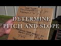 Determine Pitch and Slope