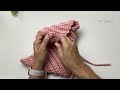 crochet rose bag for beginners origami bag with knitted yarn