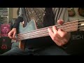 funky fretless stradi bass jam 3 drums by jack irons