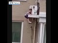 Man catches toddler falling from fifth floor in China