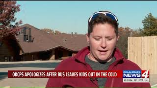 OKCPS student left in frigid temperatures waiting for school bus