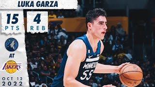 Luka Garza Drops 15 Points In The Fourth Quarter Against L.A. Lakers | October 12, 2022