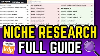 Complete Keyword Research Guide - Amazon KDP