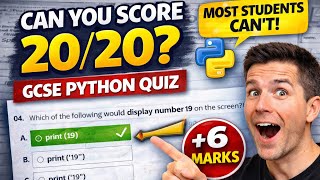Python Assessment for beginners (GCSE) Can you Score 20/20?