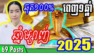 ឆ្នាំម្សាញ់ រាសីឆ្នាំ2025, ម៉ែគ្រូ ទាយឆុតណាស់